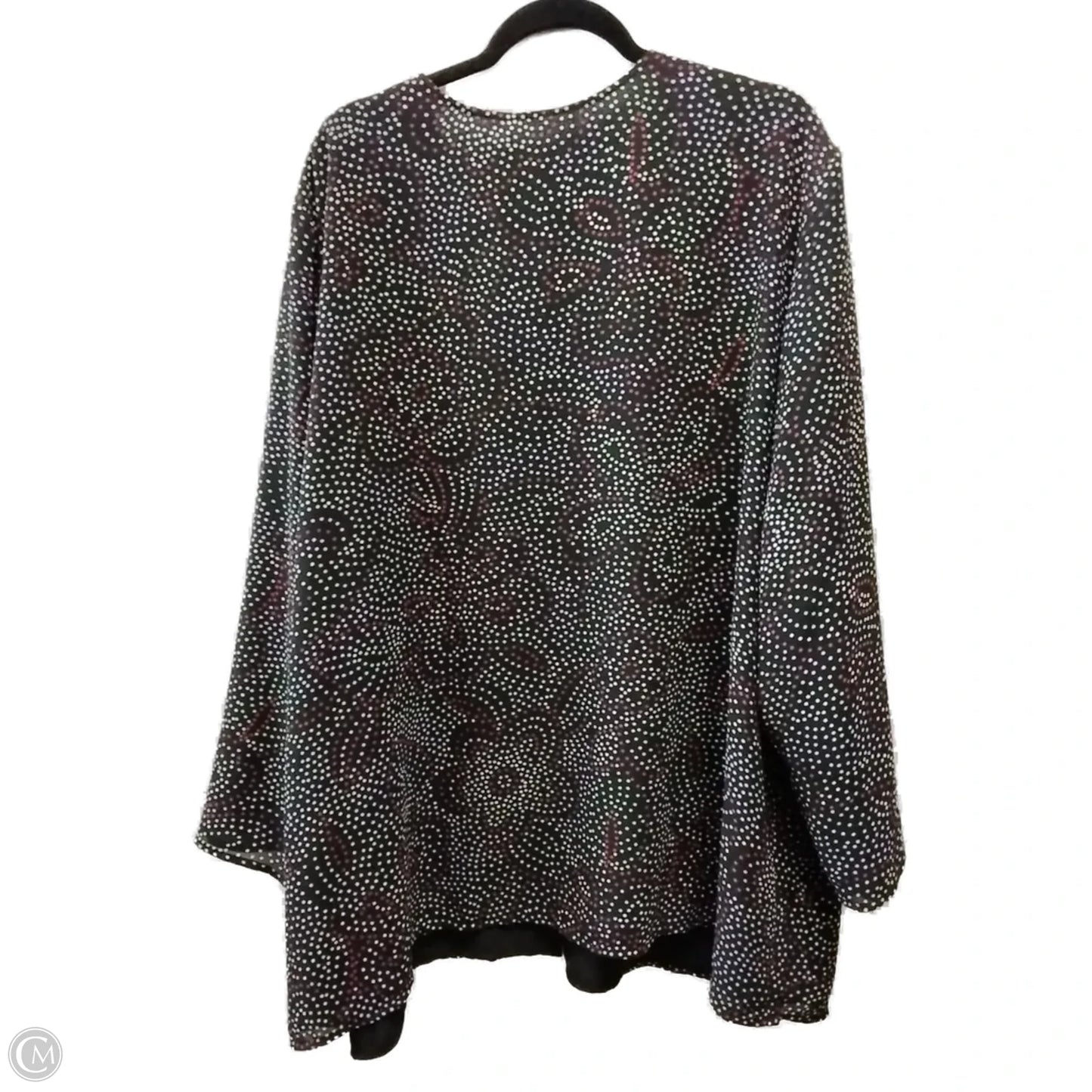 Blouse Long Sleeve By Clothes Mentor In Polkadot Pattern, Size: 5