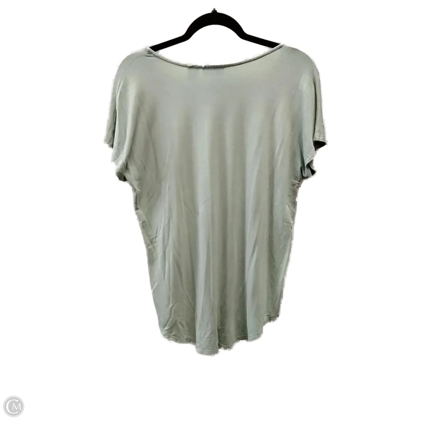 Top Short Sleeve By Adrienne Vittadini In Green, Size: M
