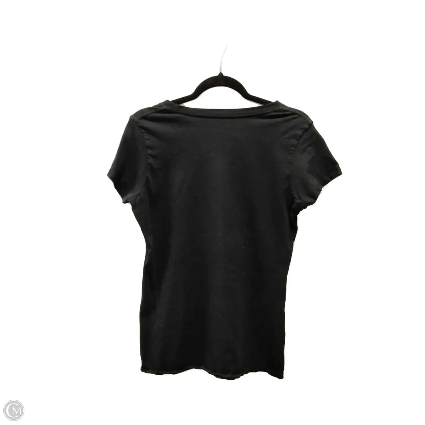 Top Short Sleeve Basic By Clothes Mentor In Black, Size: M