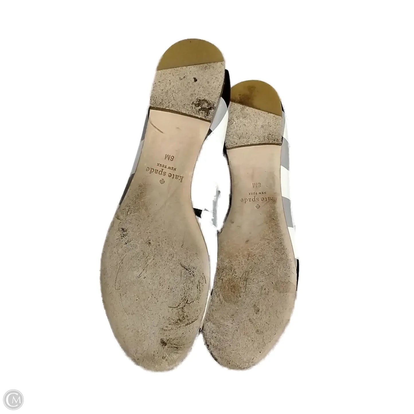 Shoes Designer By Kate Spade In Plaid Pattern, Size: 8