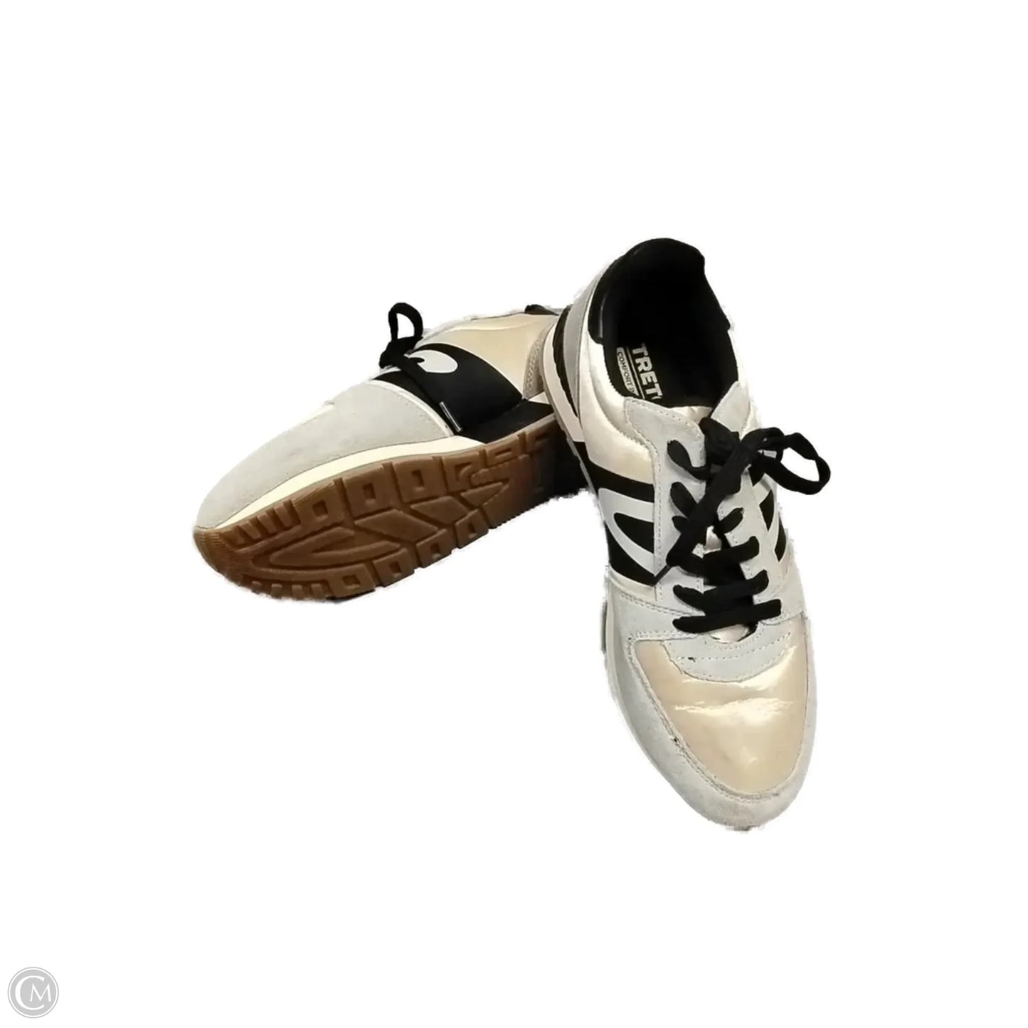 Shoes Sneakers By Tretorn In Black & Silver, Size: 7.5