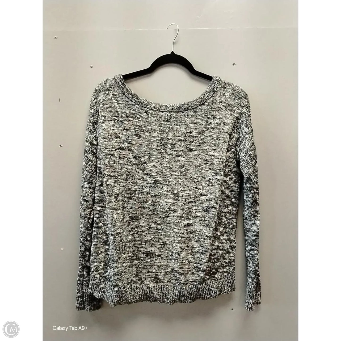 Sweater By American Eagle In Black & White, Size: M