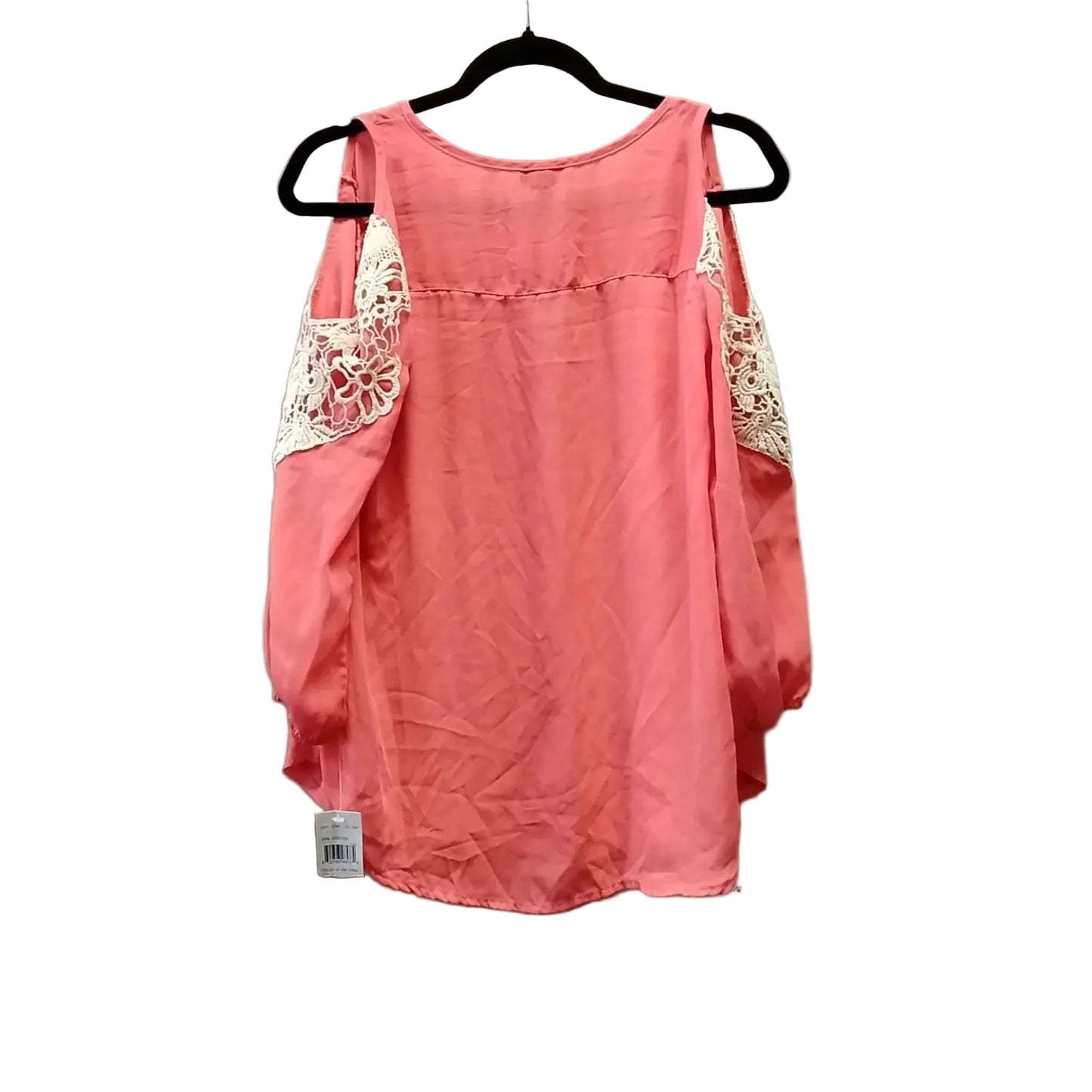 Blouse 3/4 Sleeve By Justify In Pink, Size: M