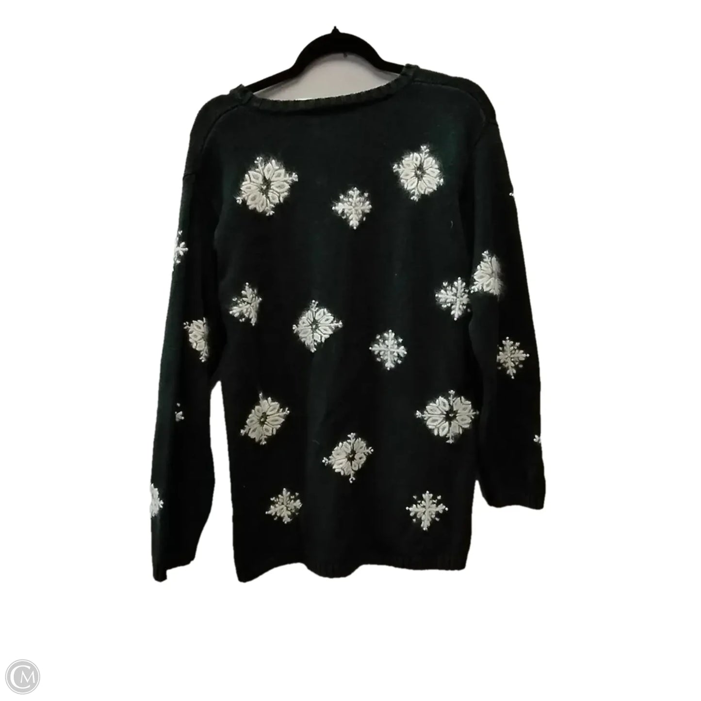 Sweater By Paul Harris In Green, Size: L