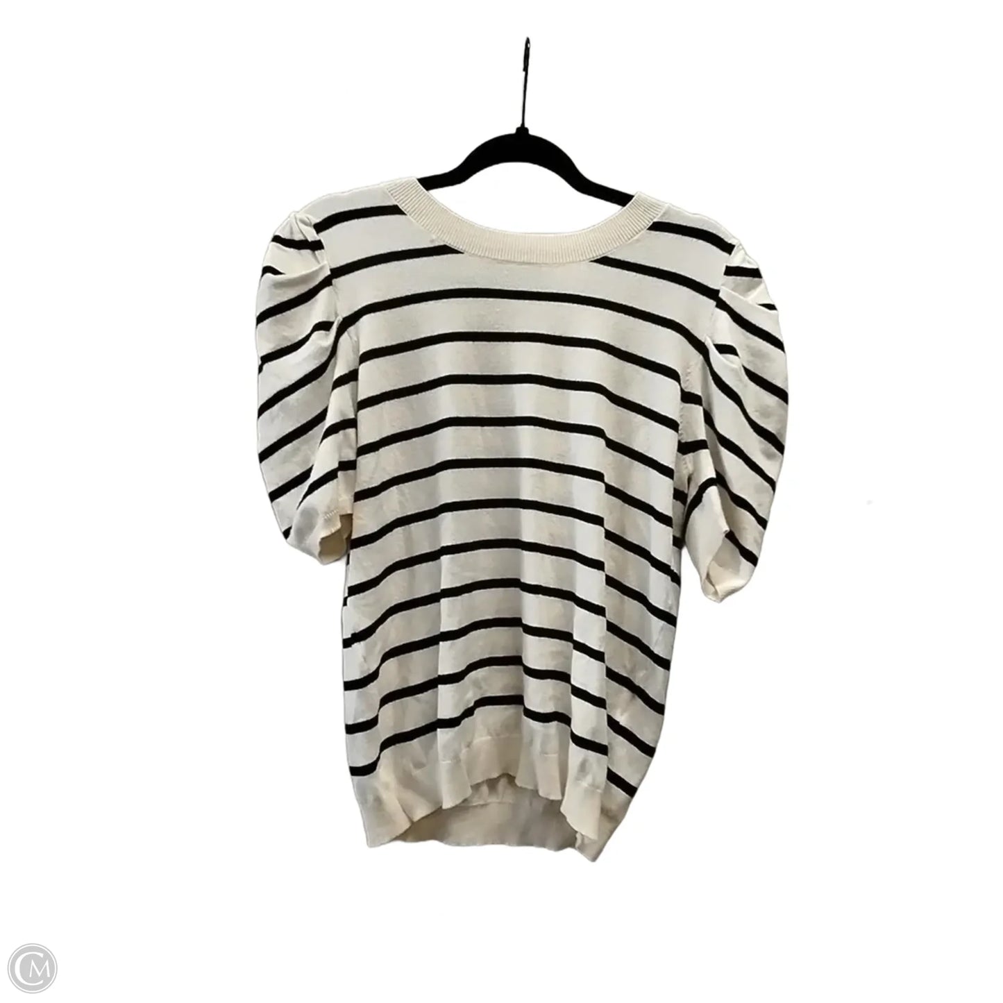 Sweater Short Sleeve By Dokotoo In Striped Pattern, Size: L