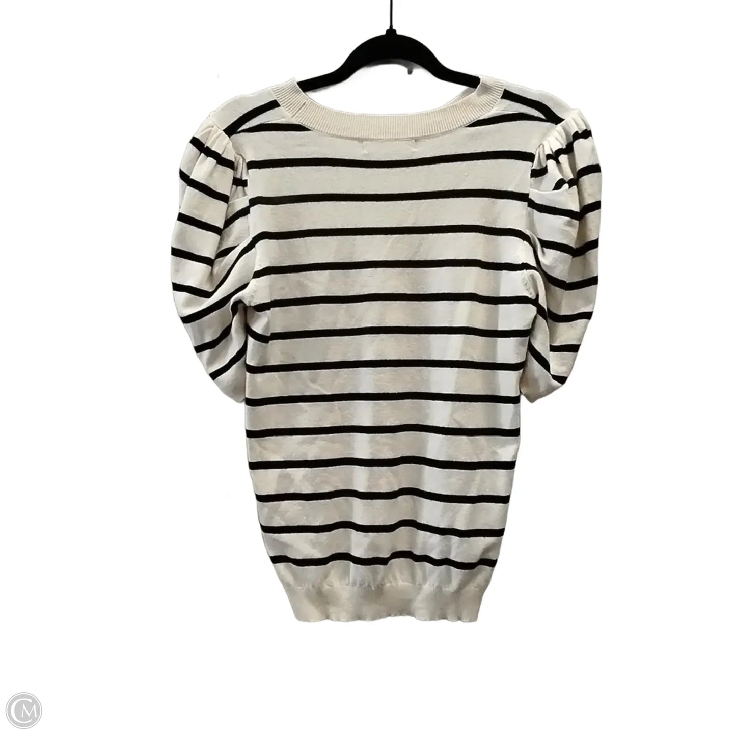 Sweater Short Sleeve By Dokotoo In Striped Pattern, Size: L