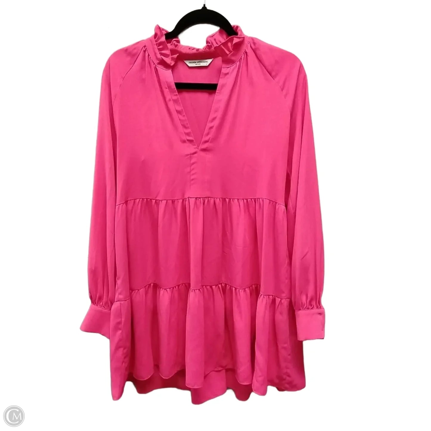 Dress Casual Midi By Amanda Uprichard In Pink, Size: S