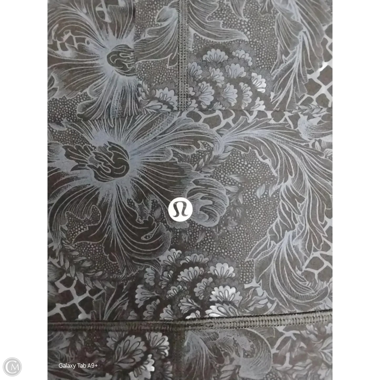 Athletic Leggings By Lululemon In Floral Print, Size: 6