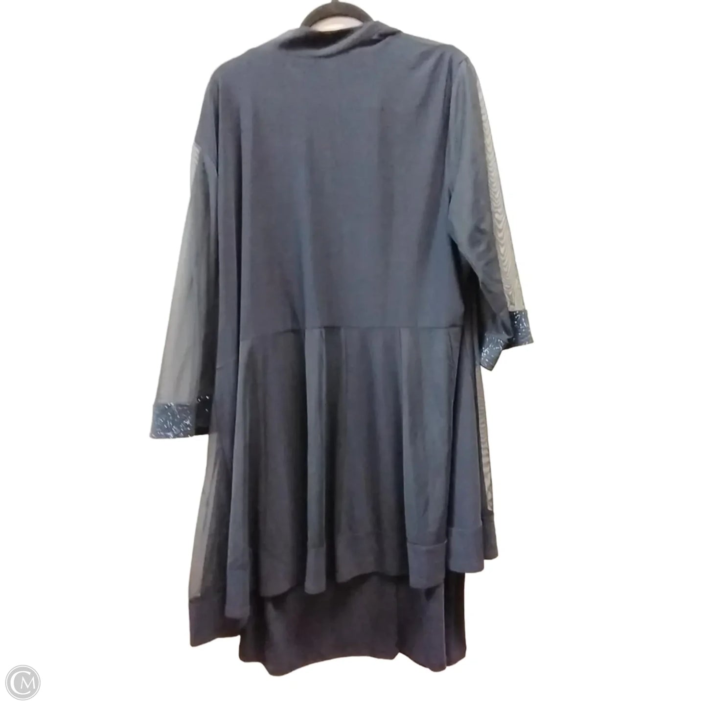 Dress Set 2pc By R And M Richards In Blue, Size: 3x