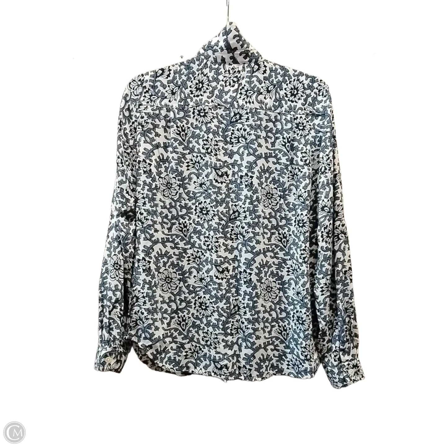 Blouse Long Sleeve By Loft In Floral Print, Size: S