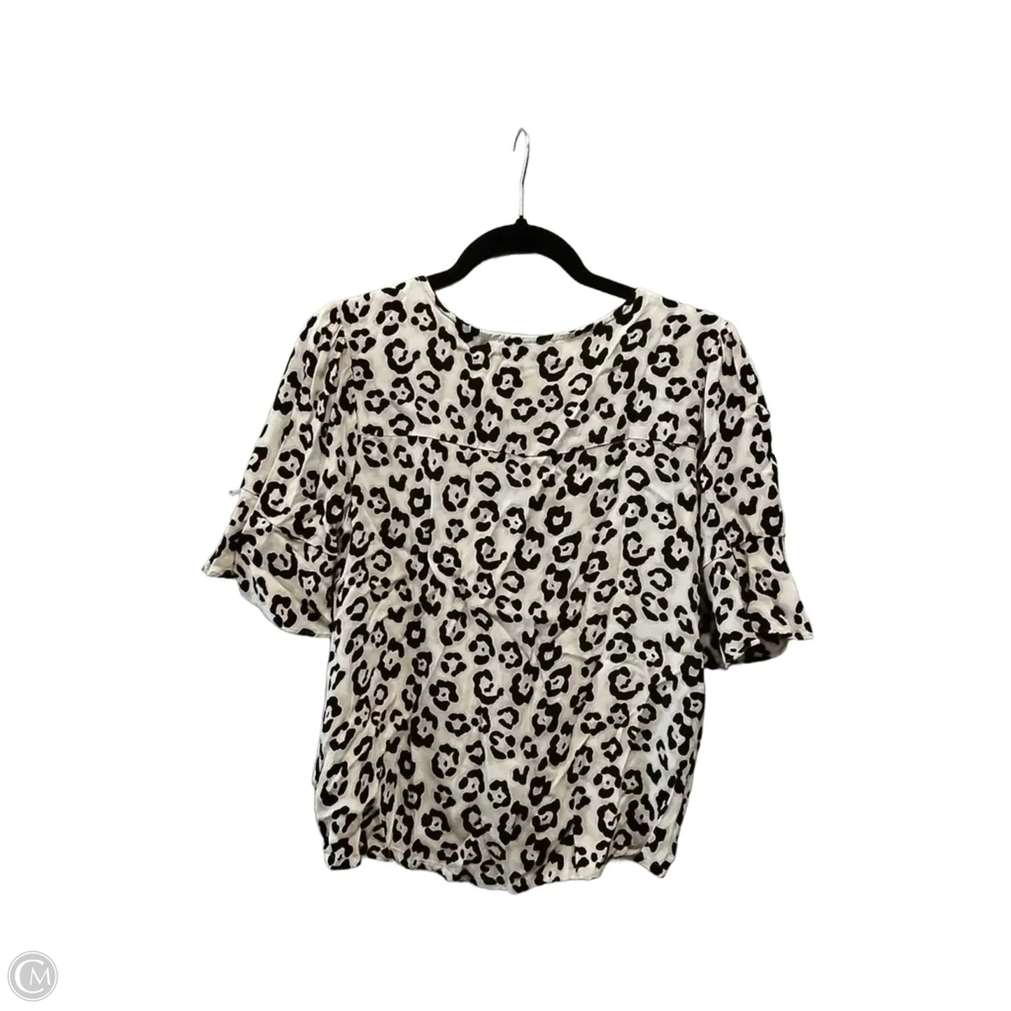 Top Short Sleeve By Sanctuary In Leopard Print, Size: Xs