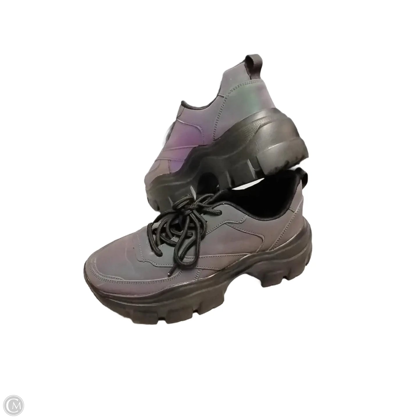 Shoes Heels Platform By Clothes Mentor In Purple, Size: 8.5