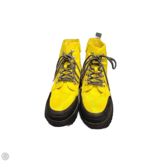 Boots Combat By Steve Madden In Yellow, Size: 8.5