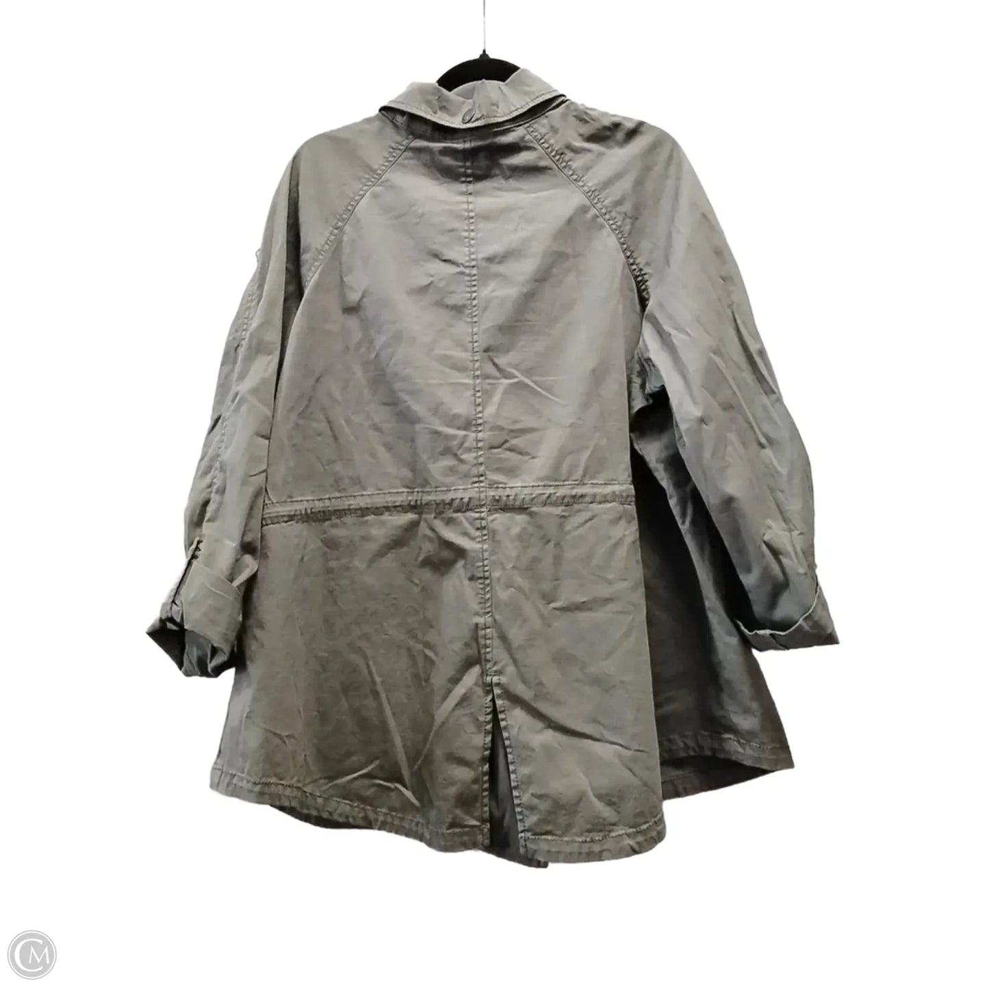 Jacket Shirt By Intro In Green, Size: 1x