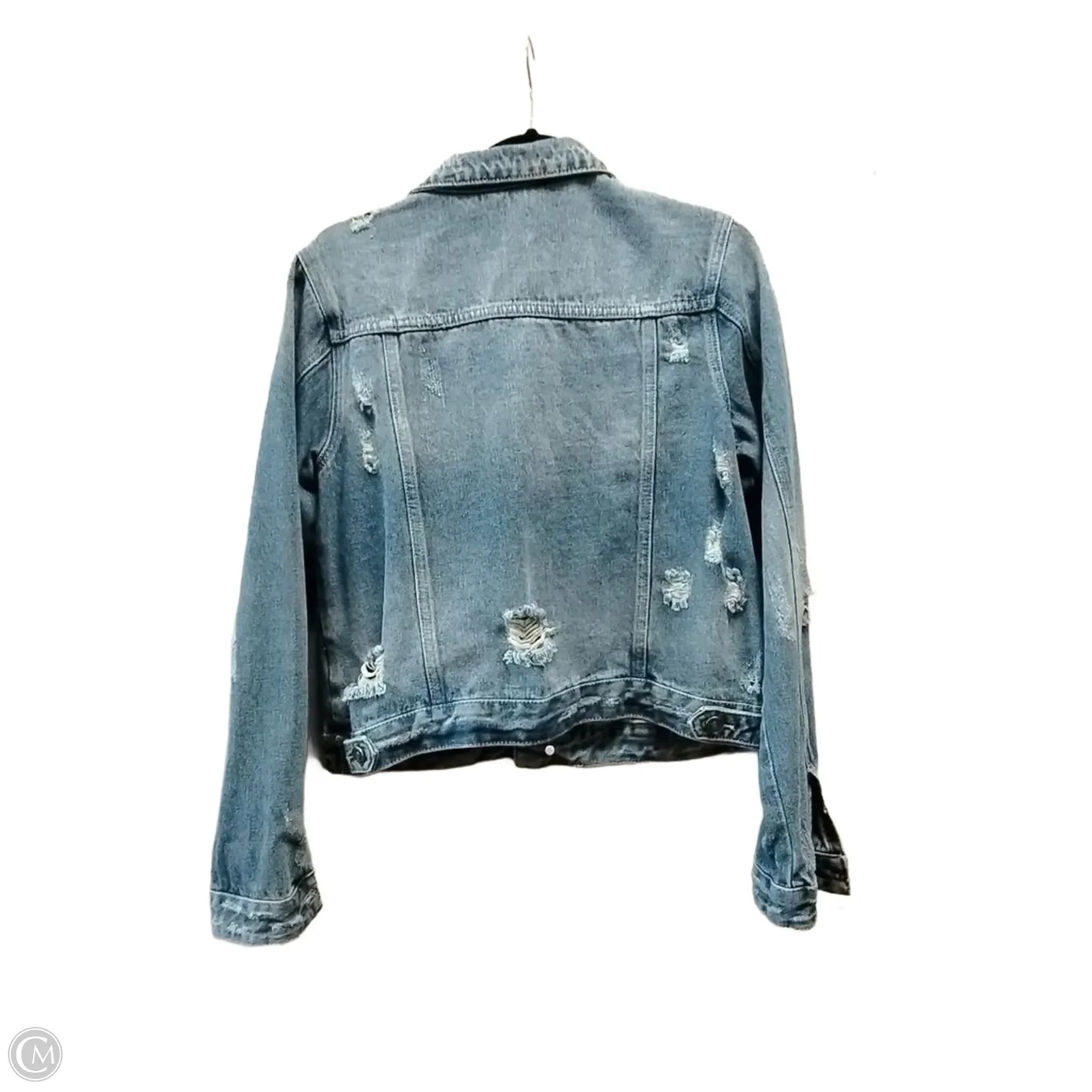 Jacket Denim By Kancan In Blue, Size: L