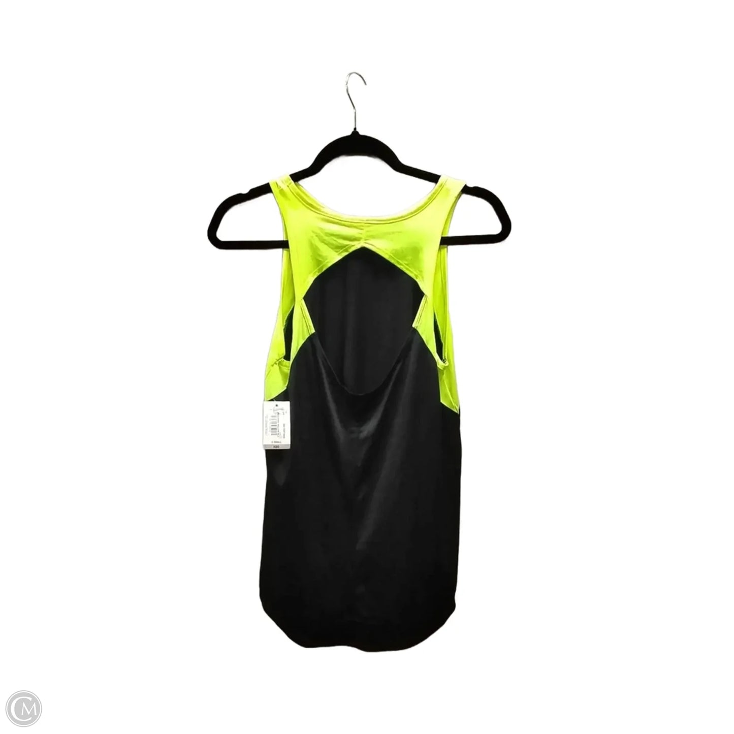 Athletic Tank Top By City Streets In Black & Yellow, Size: Xs