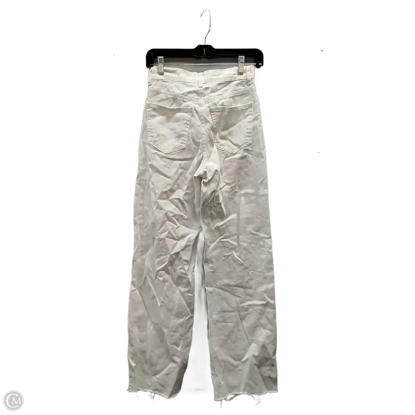 Jeans Wide Leg By Shein In White, Size: 0