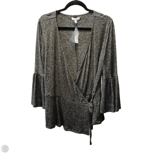 Sweater Cardigan By Maurices In Grey, Size: M