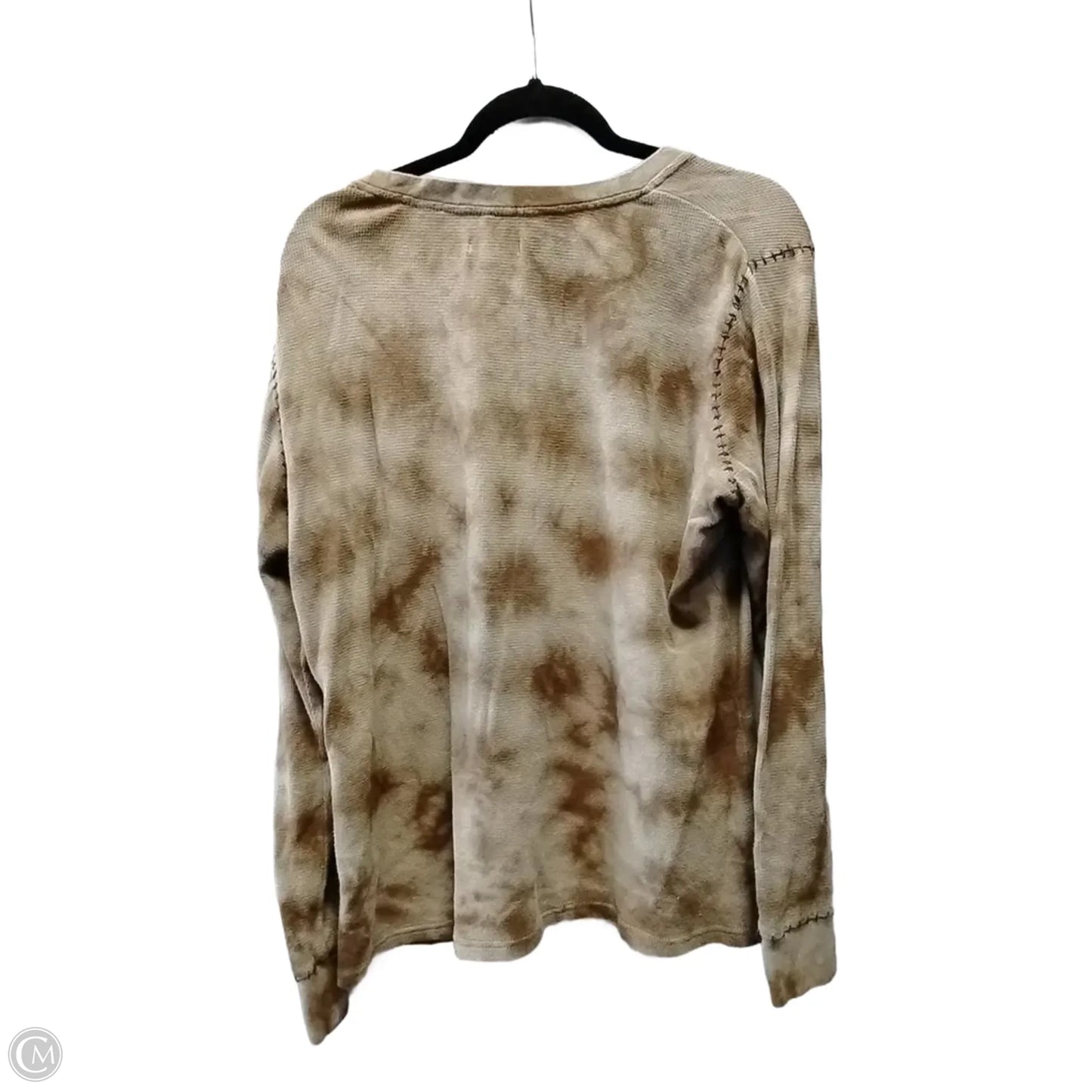 Top Long Sleeve Basic By Clothes Mentor In Brown, Size: Xl