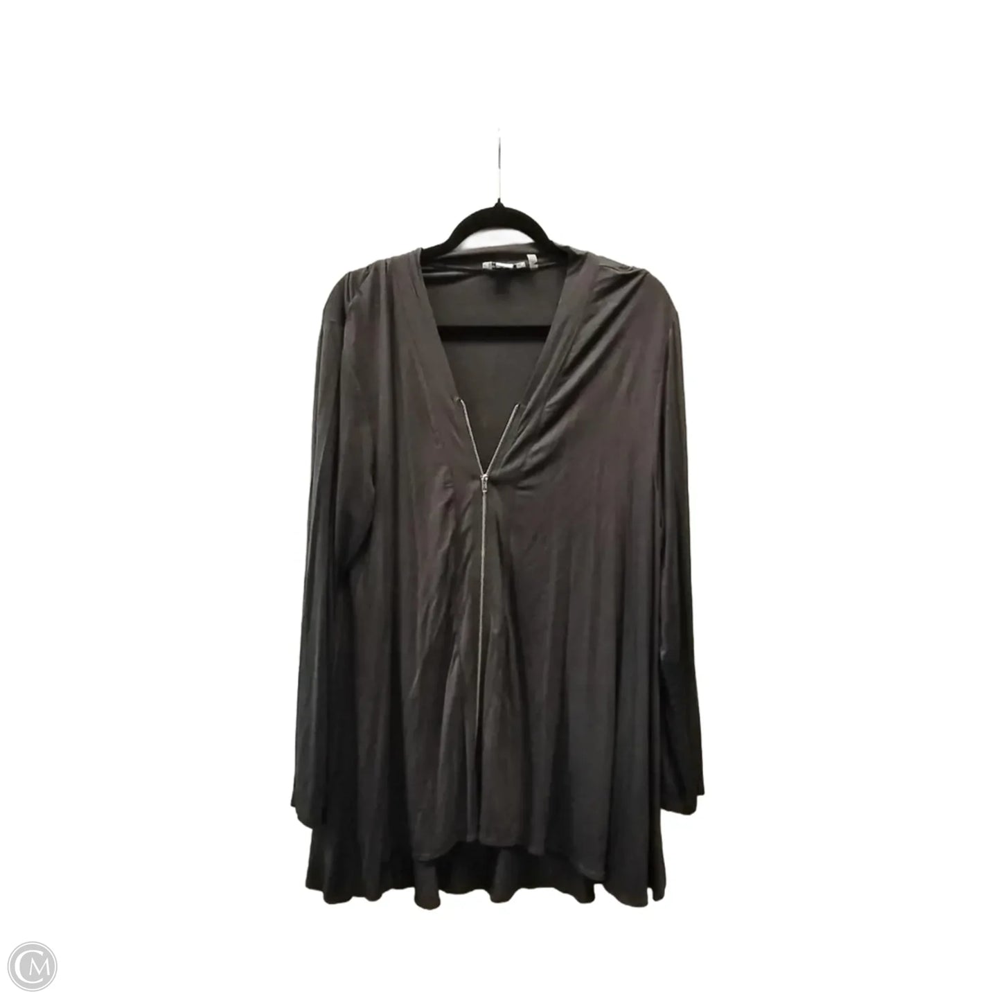 Sweatshirt Crewneck By Simply Noelle In Grey, Size: L