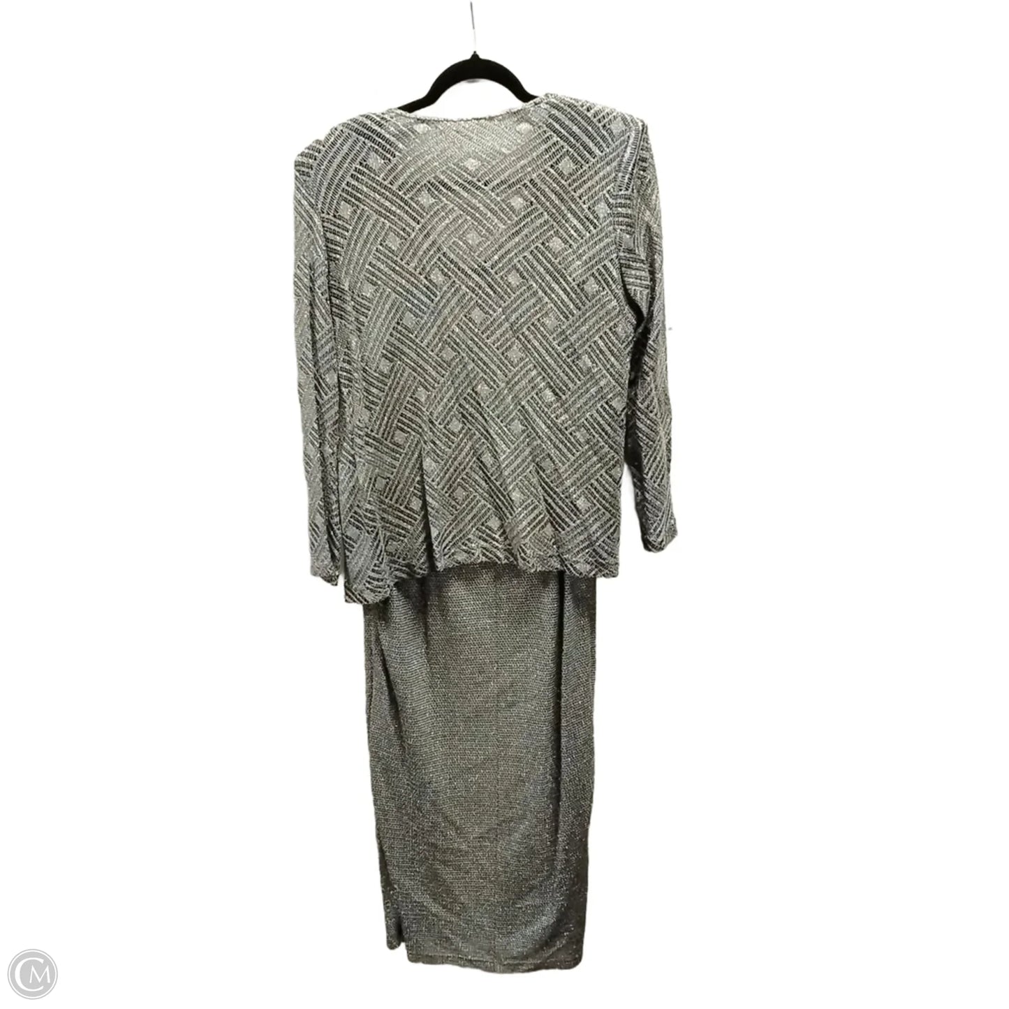 Dress Set 2pc By Jeffrey And Dara In Silver, Size: 8p