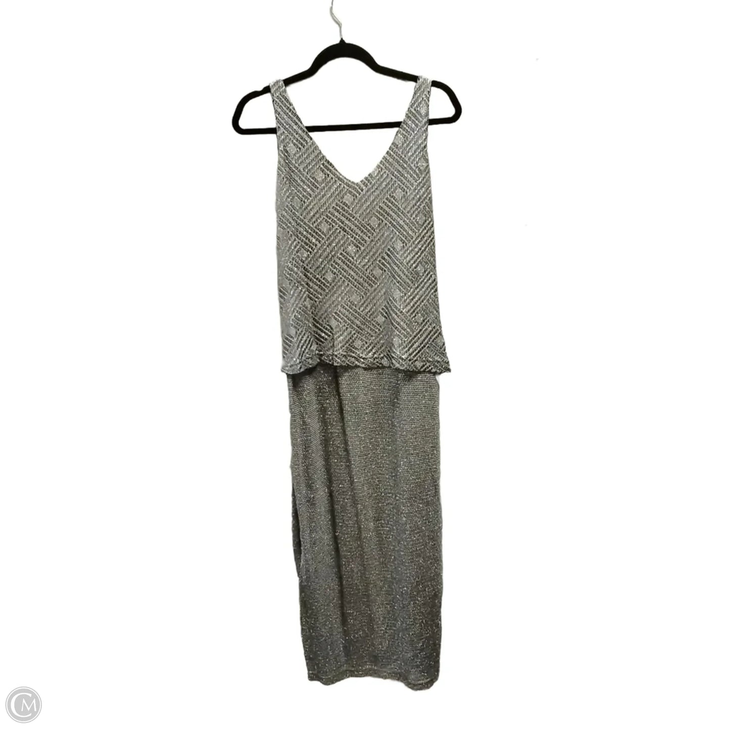 Dress Set 2pc By Jeffrey And Dara In Silver, Size: 8p