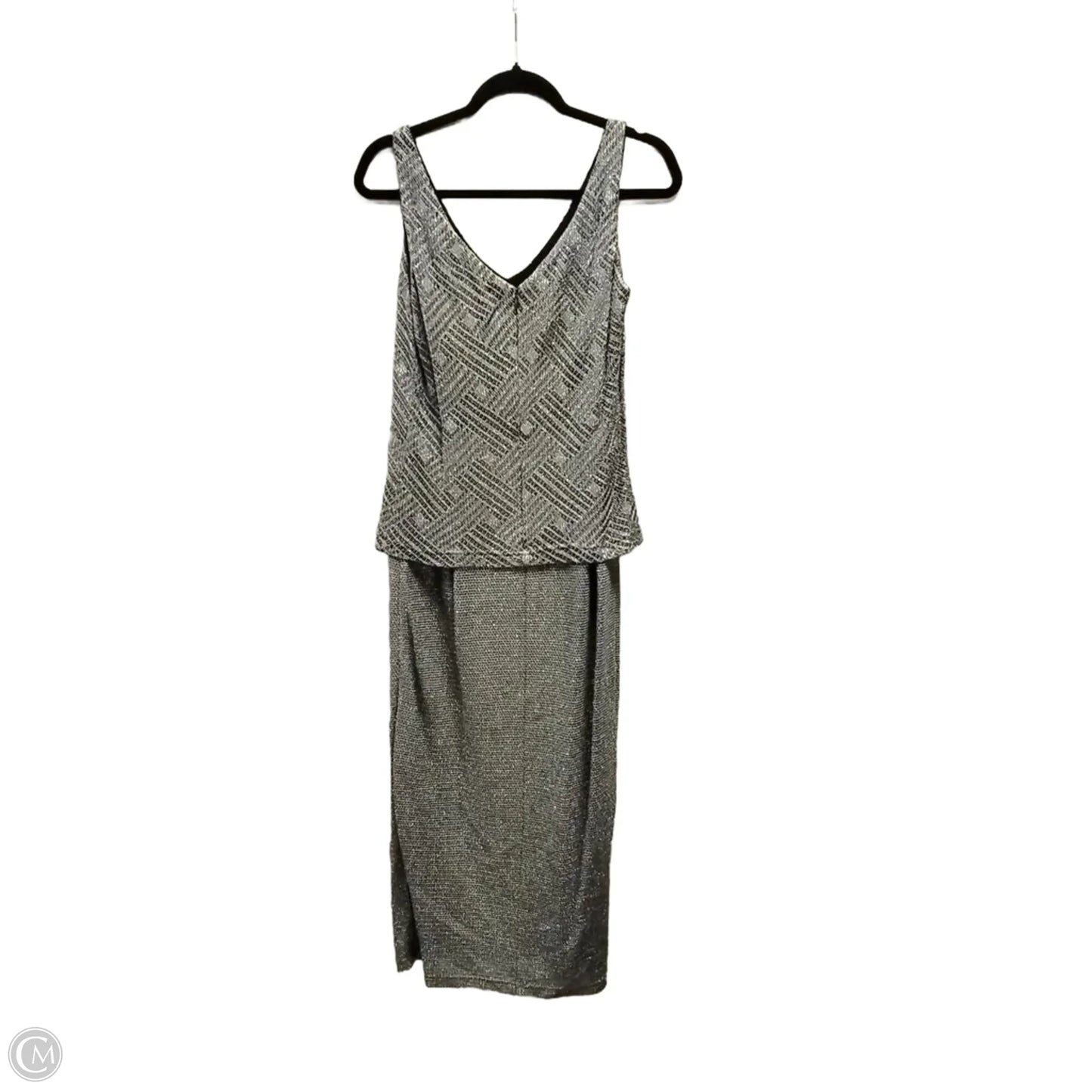 Dress Set 2pc By Jeffrey And Dara In Silver, Size: 8p