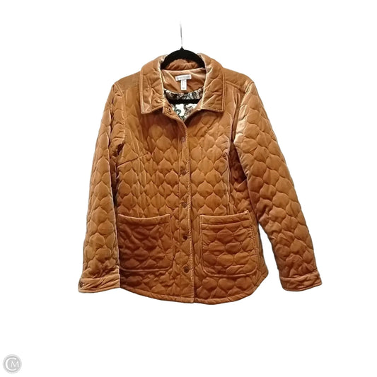 Jacket Puffer & Quilted By Clothes Mentor In Orange, Size: S