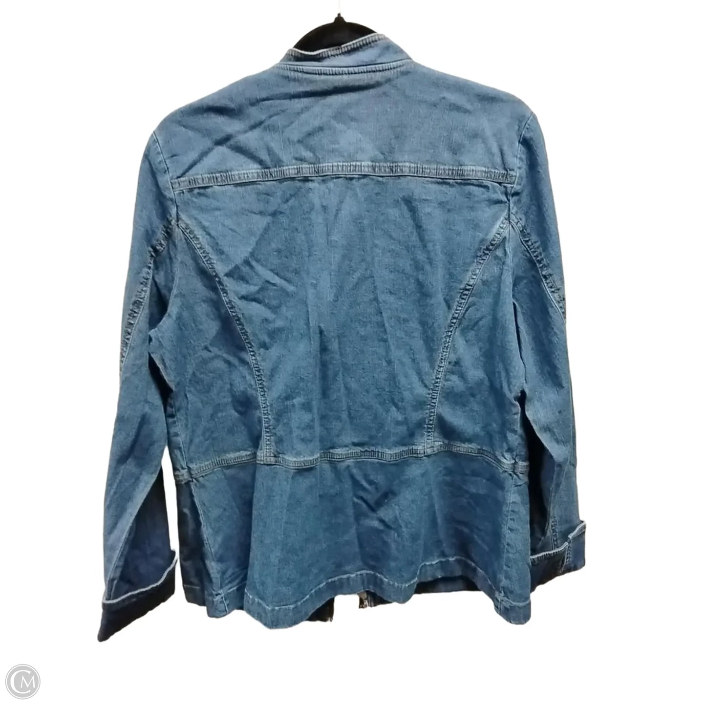 Jacket Denim By D&co. In Blue, Size: M