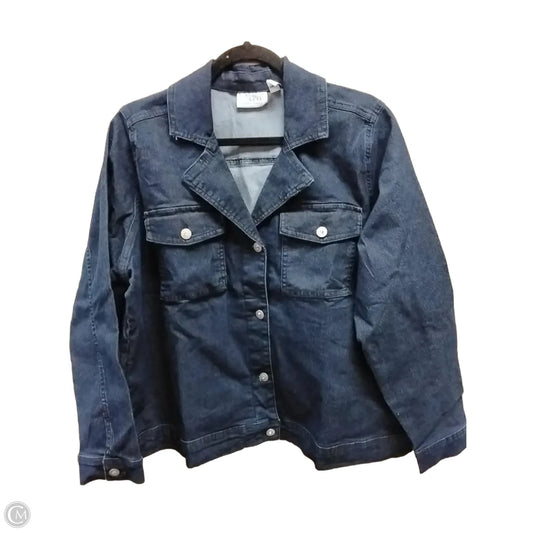 Jacket Denim By D&co. In Blue, Size: 1x