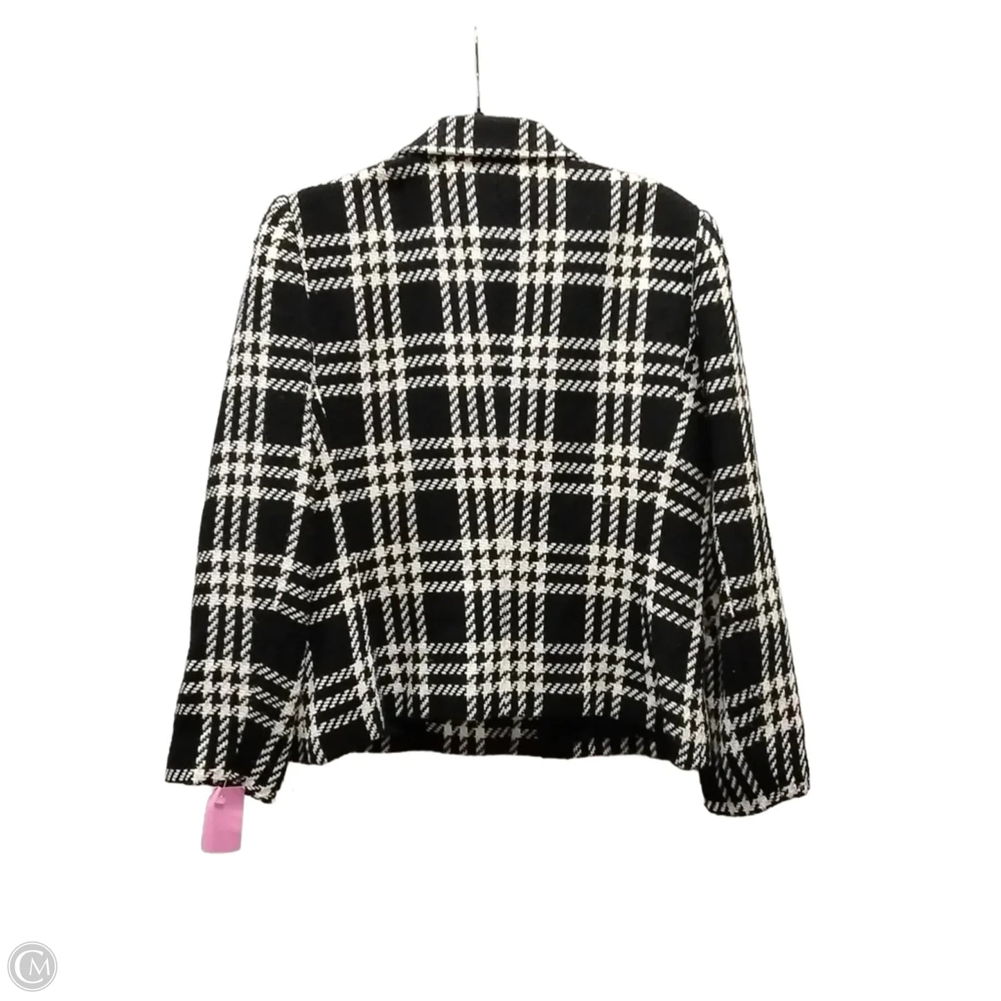 Blazer By Villager By Liz Claiborne In Black & Cream, Size: 14