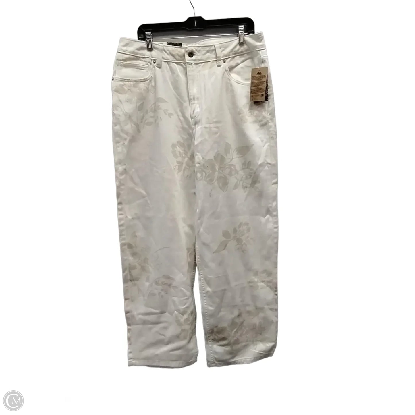 Jeans Wide Leg By Vans In Beige, Size: 14