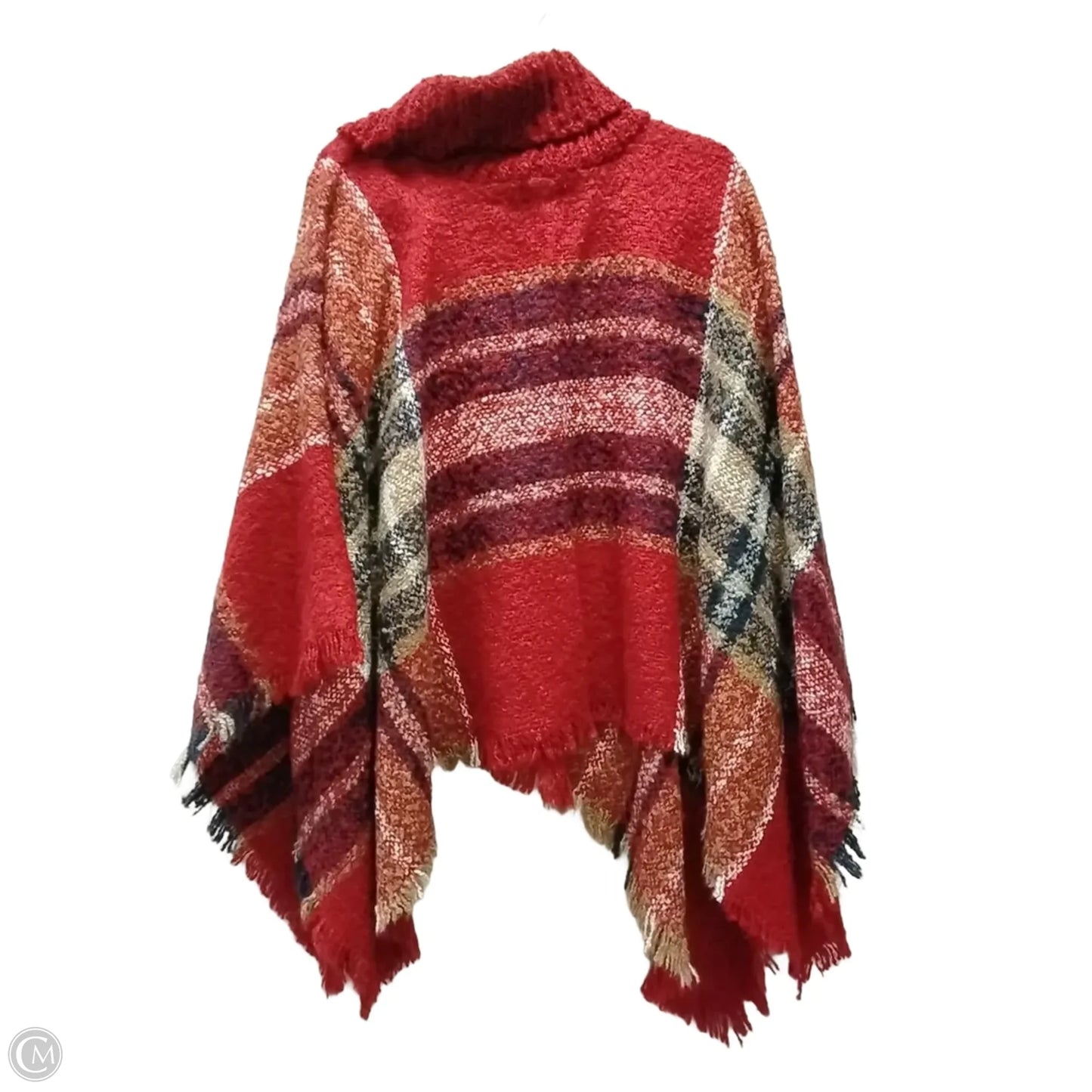 Shawl By Clothes Mentor In Multi-colored, Size: Os