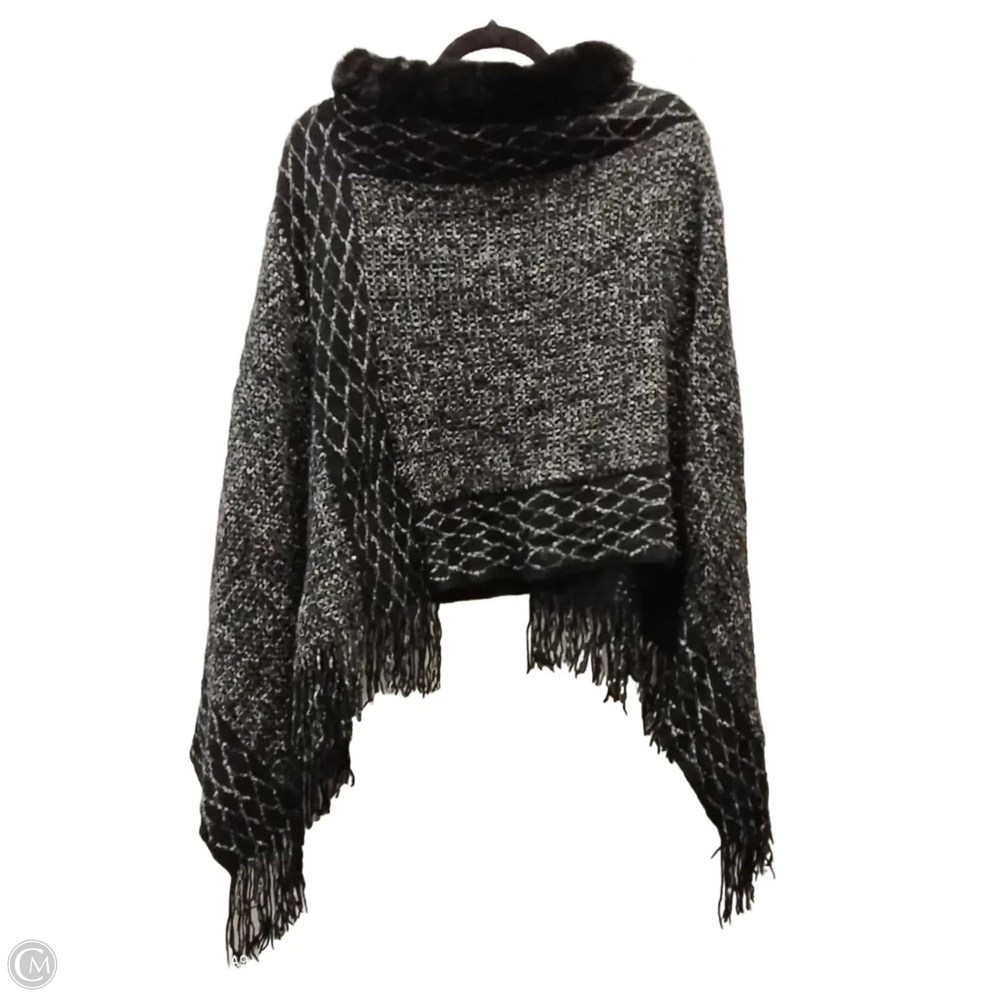 Shawl By Clothes Mentor In Black