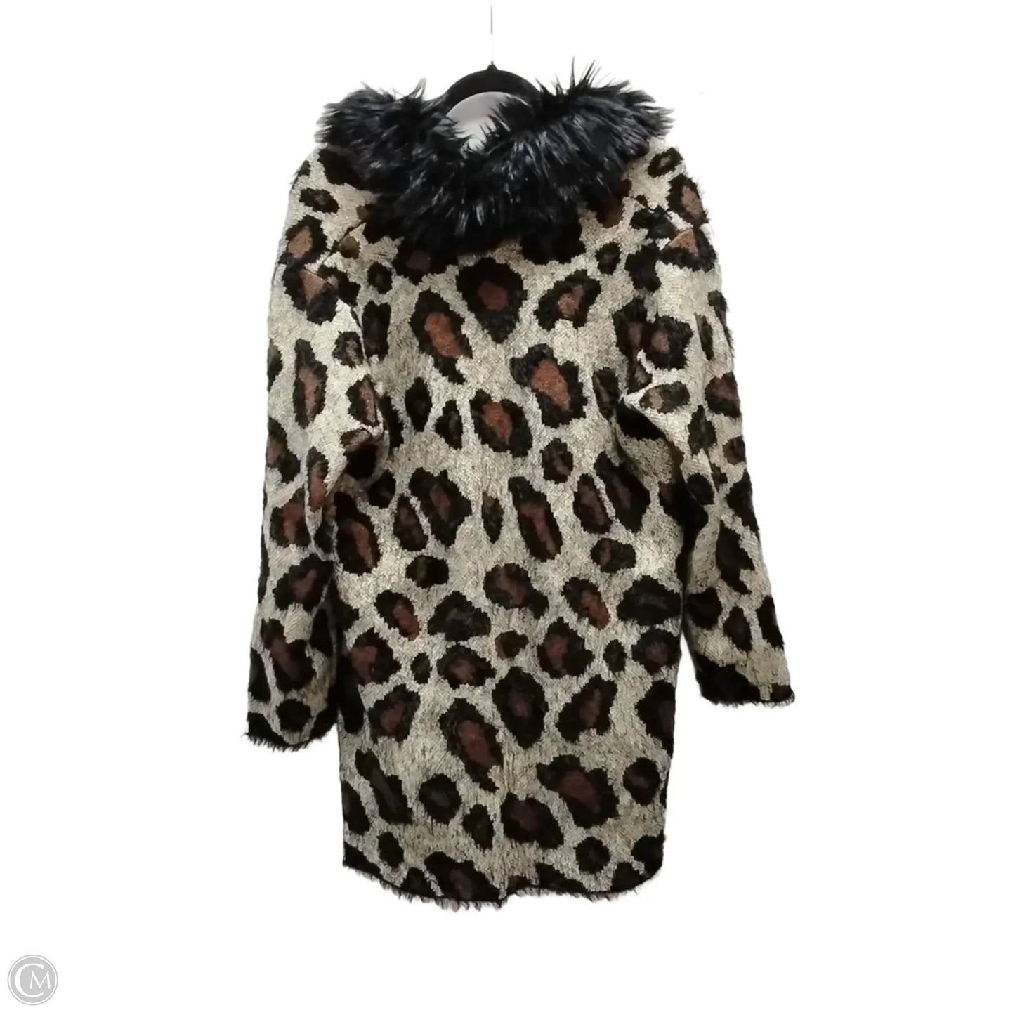 Sweater Cardigan By Black Rivet In Leopard Print, Size: L