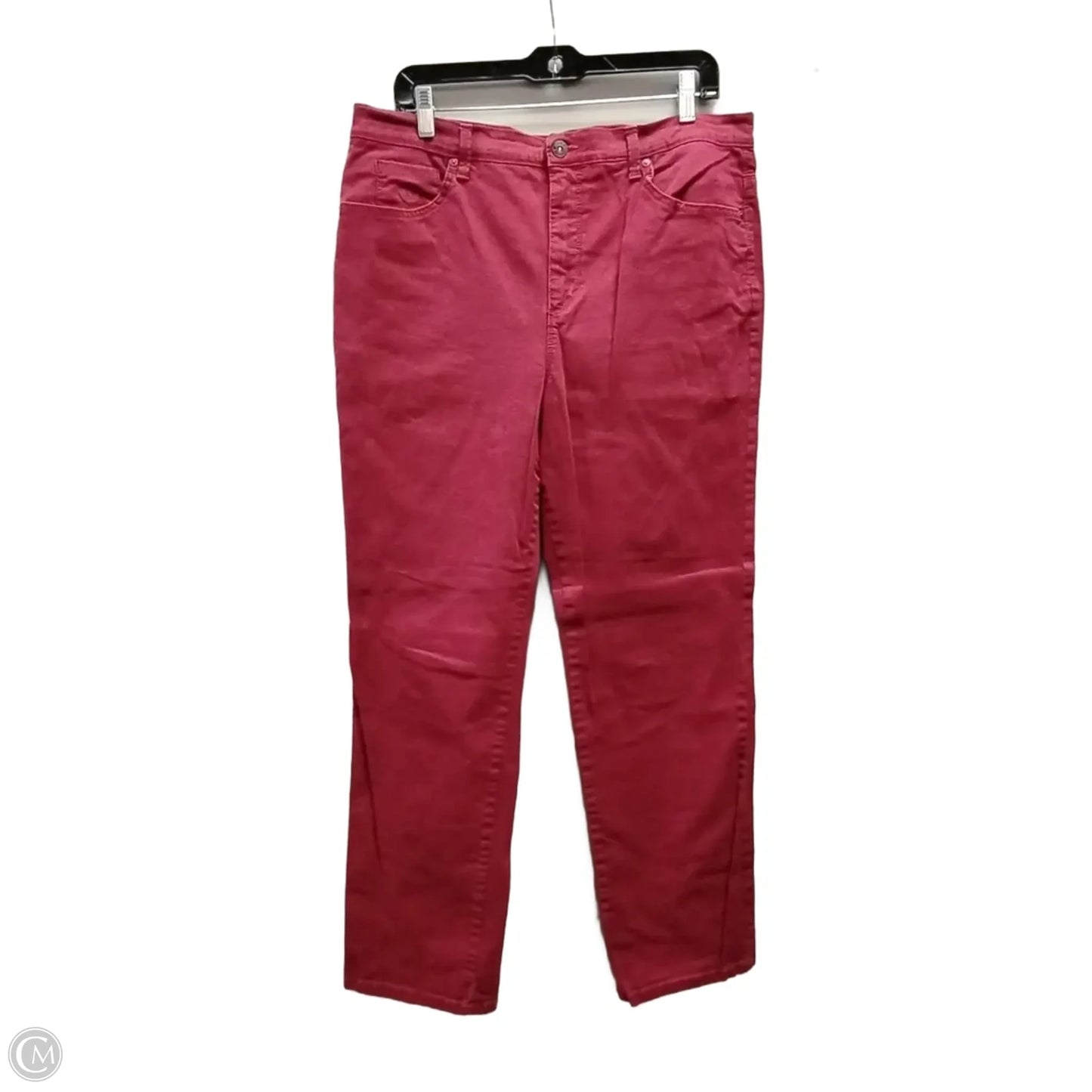 Jeans Straight By Gloria Vanderbilt In Red, Size: 16