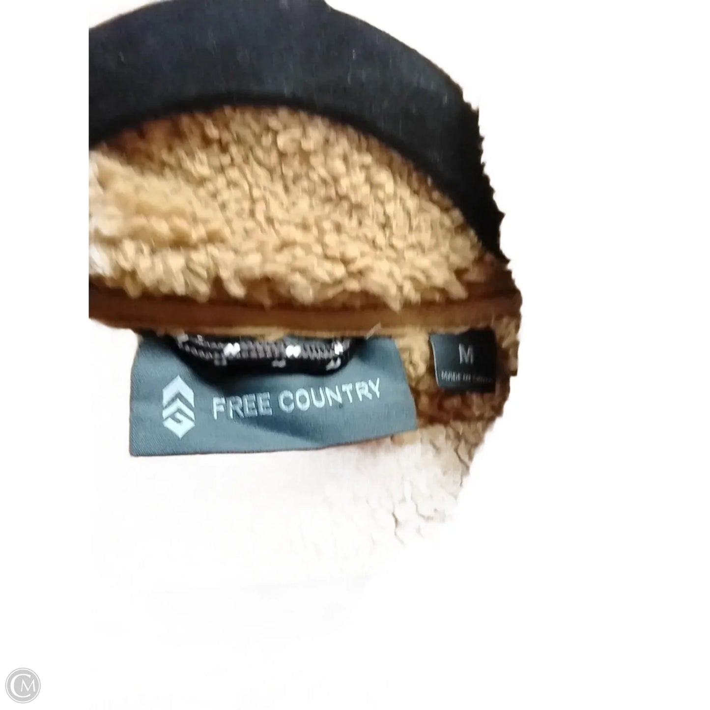 Sweatshirt Collar By Free Country In Orange, Size: M