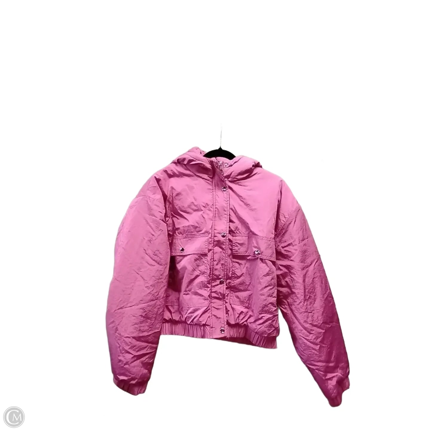 Coat Faux Fur & Sherpa By Ci Sono In Leopard Print, Size: L