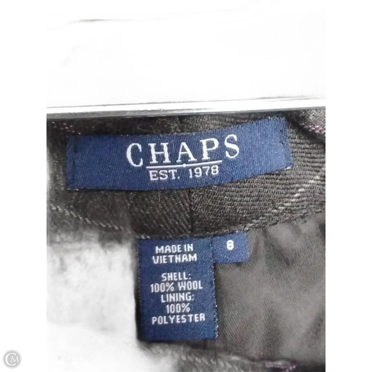 Pants Dress By Chaps In Striped Pattern, Size: 8