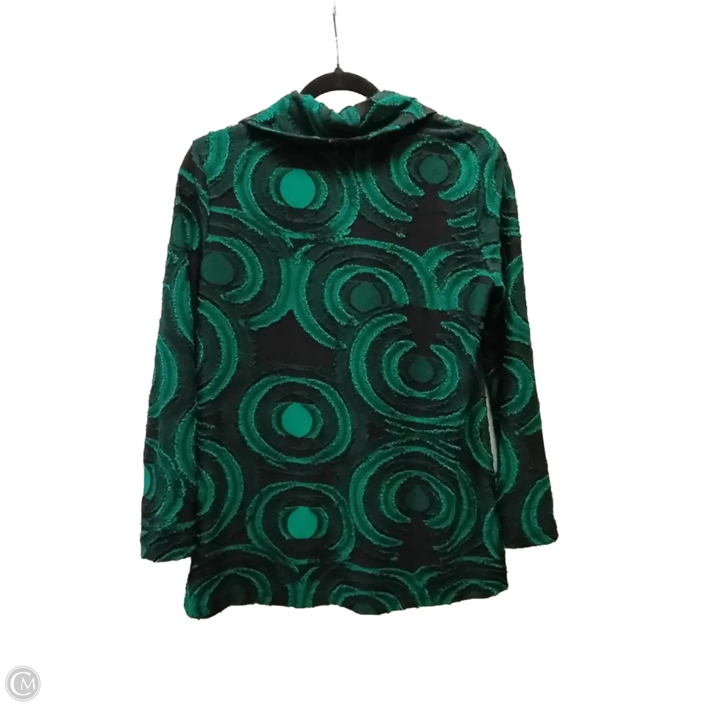 Top Long Sleeve By Ali Miles In Green, Size: S