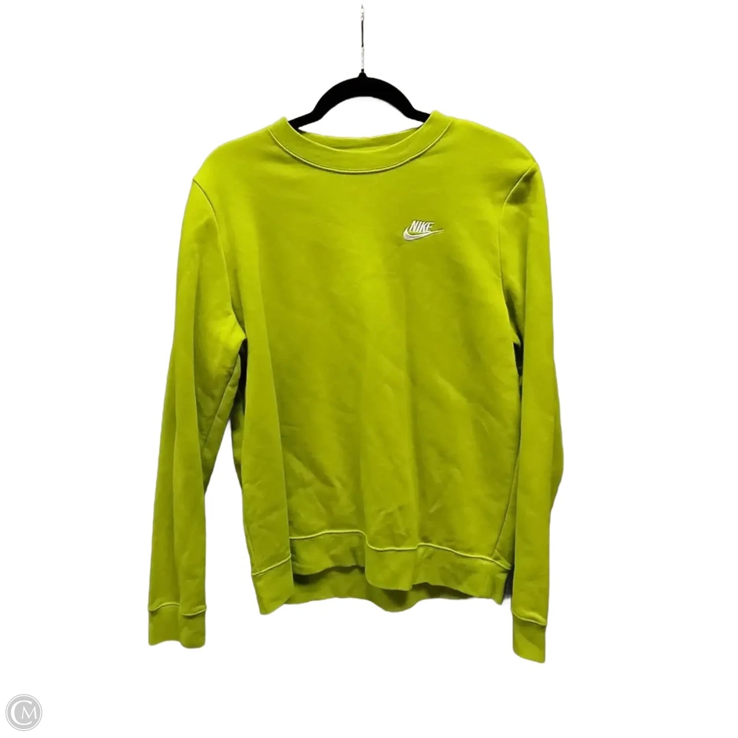 Sweatshirt Crewneck By Nike In Green, Size: M