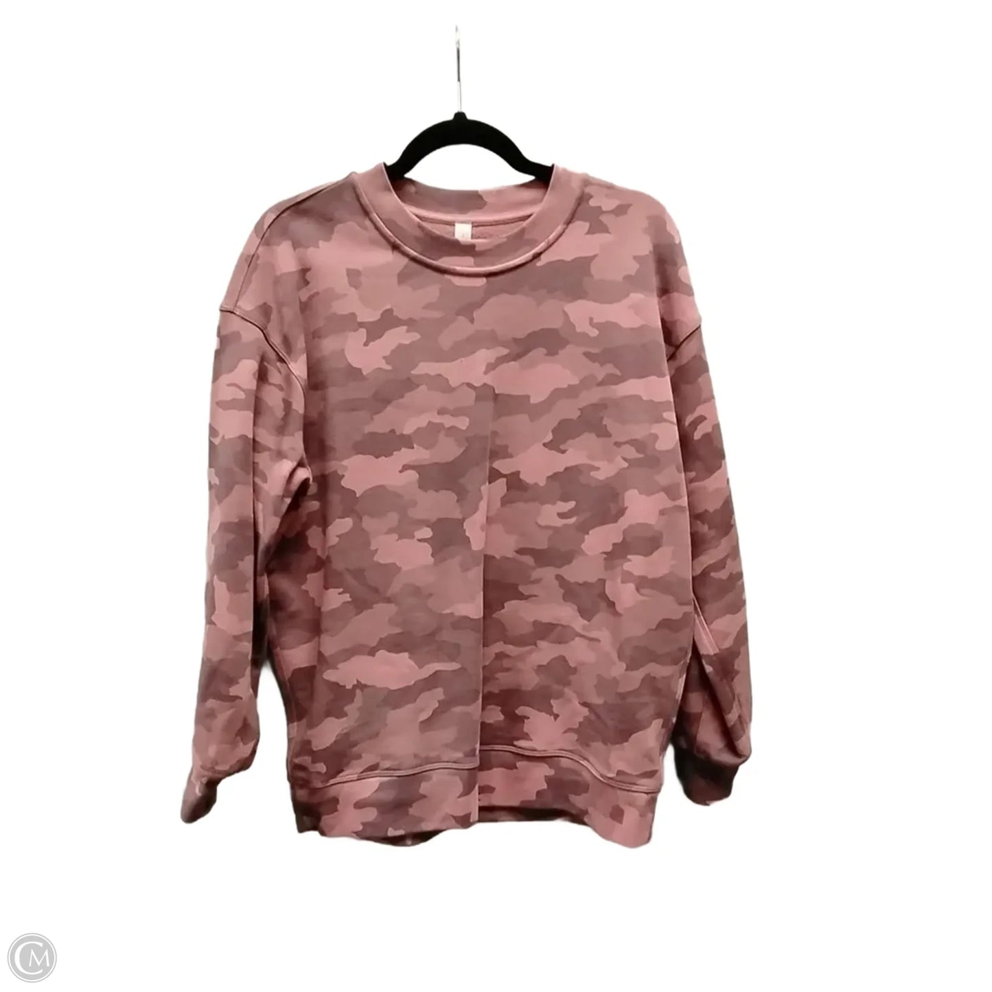 Sweatshirt Crewneck By Lululemon In Camouflage Print, Size: 2