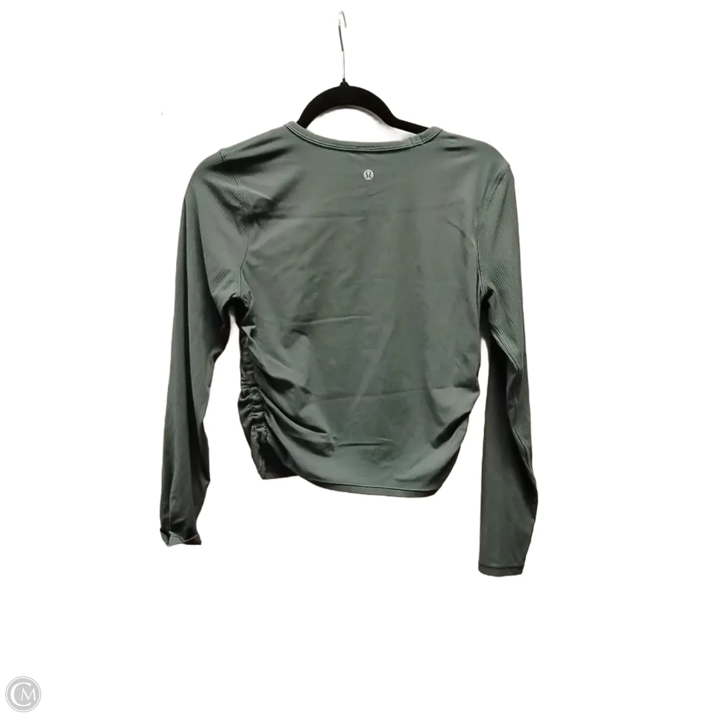 Athletic Top Long Sleeve Crewneck By Lululemon In Green, Size: M