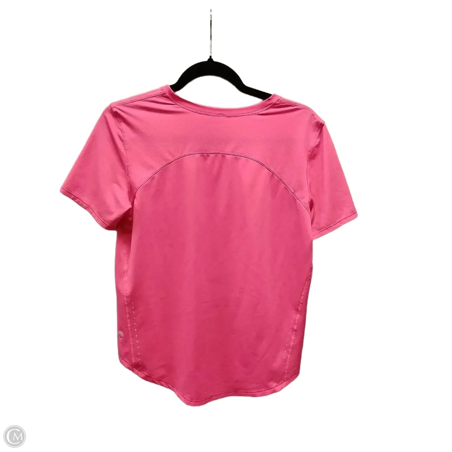 Athletic Top Short Sleeve By Lululemon In Pink, Size: S