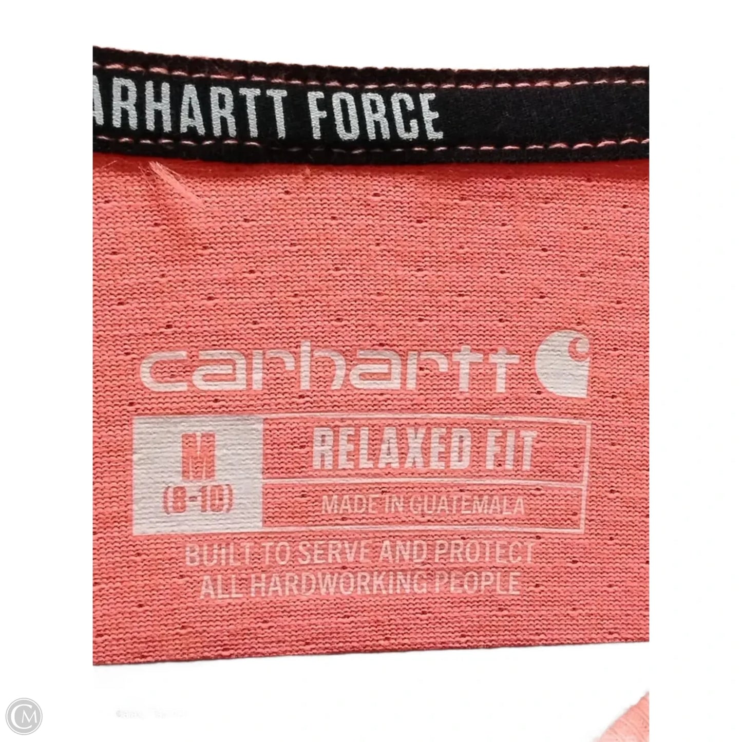 Top Short Sleeve By Carhartt, Size: M