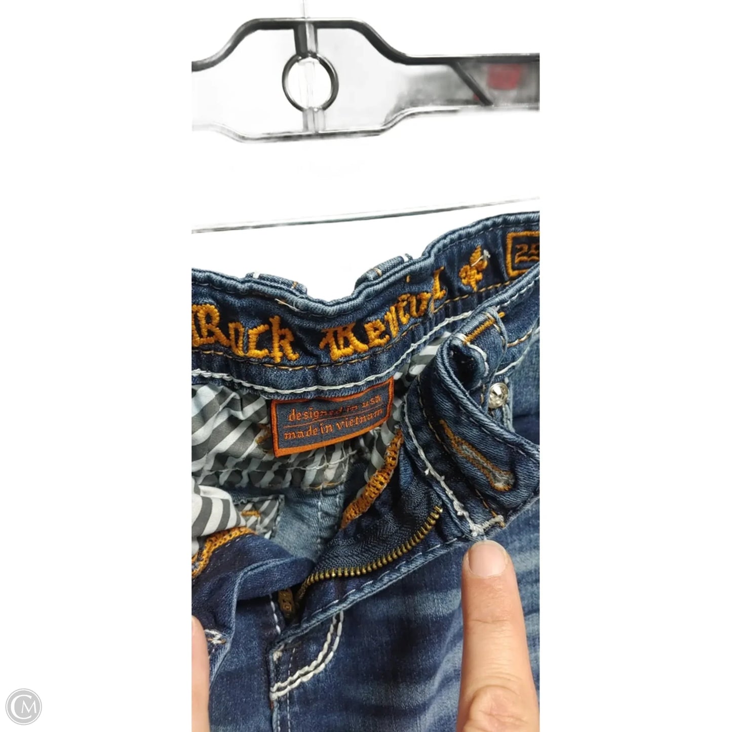 Jeans Boot Cut By Rock Revival In Blue, Size: 8