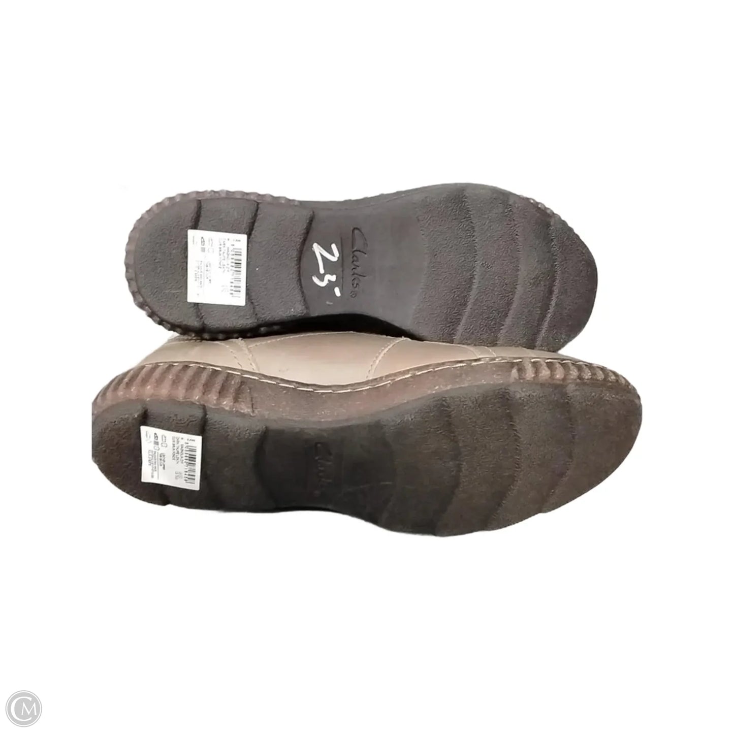 Shoes Flats By Clarks In Brown, Size: 7.5