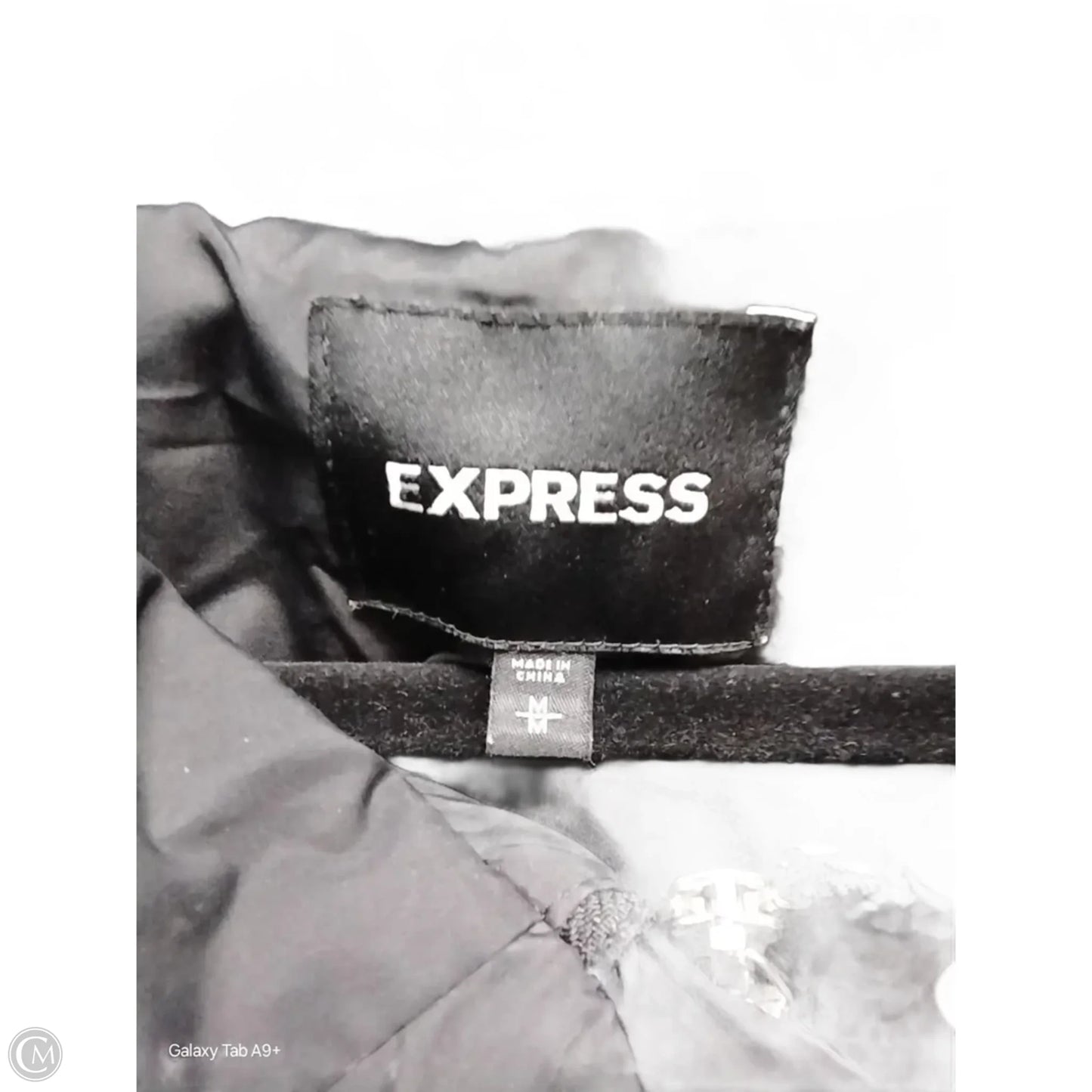 Coat Puffer & Quilted By Express In Black, Size: M