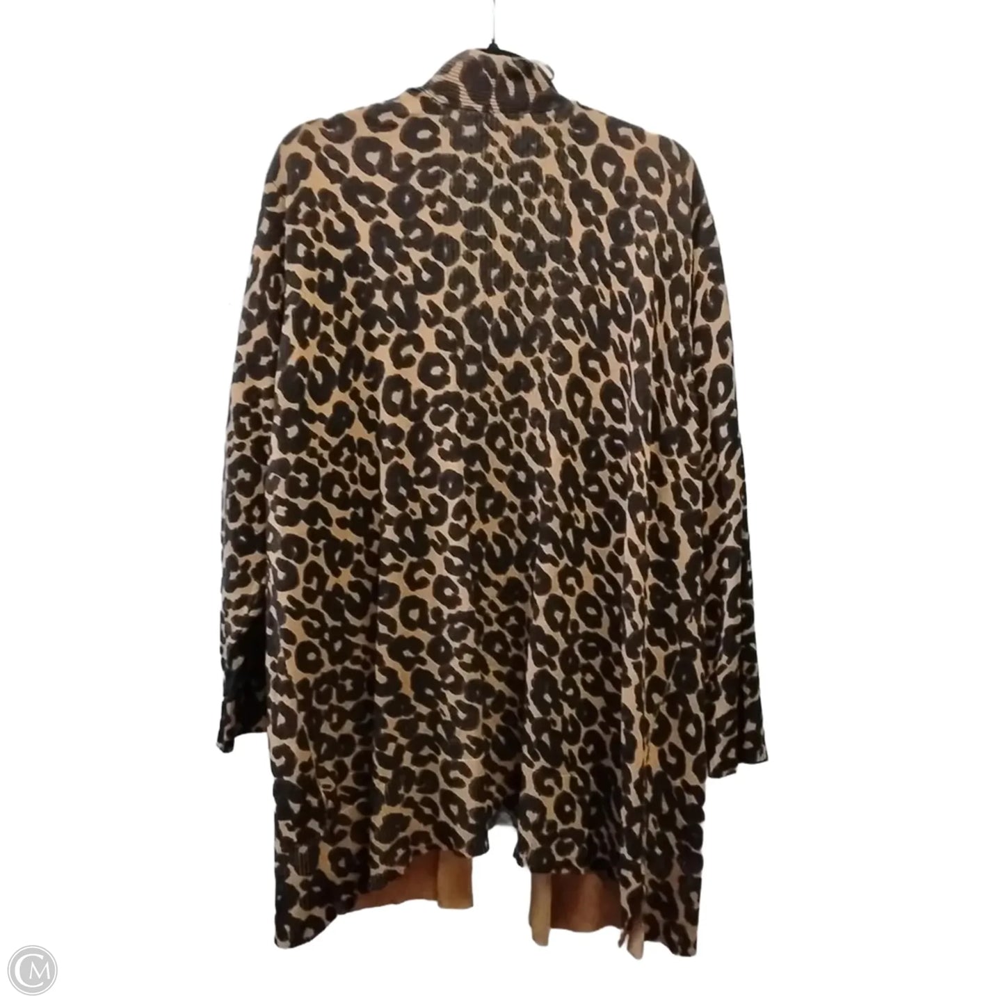 Sweater By Terra & Sky In Leopard Print, Size: 2x