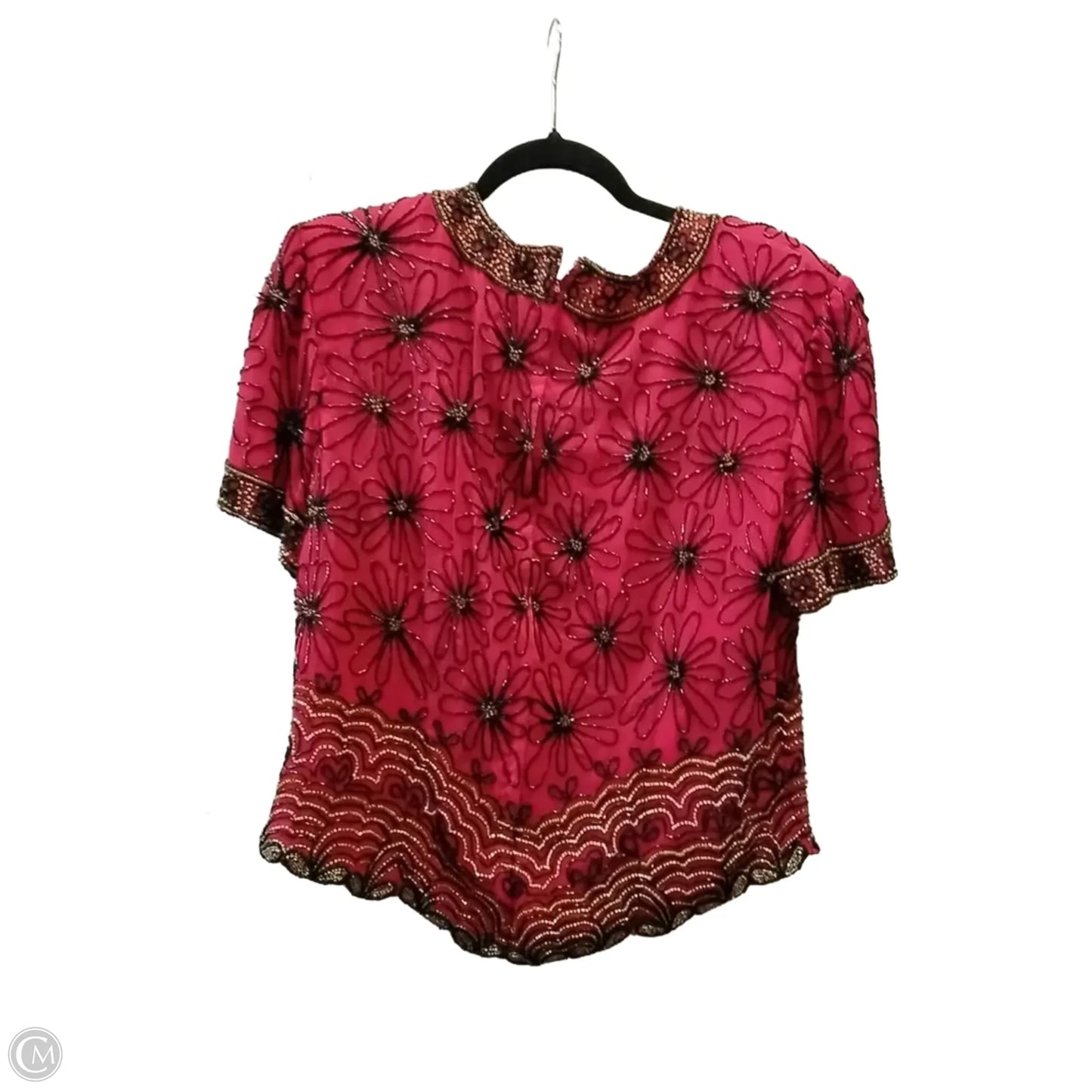 Top Short Sleeve By Cma In Red, Size: Xl
